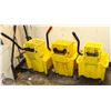 Image 1 : LOT OF 3 MOP BUCKETS