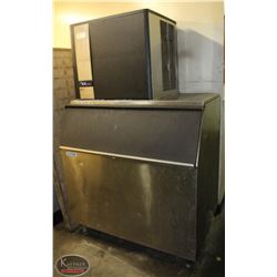 ICE-O-MATIC ICE MAKER WITH BIN