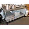 Image 1 : 6 FT DUKE STAINLESS STEEL PREP TABLE