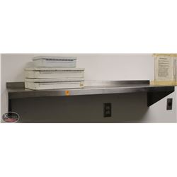 48" X 12" WALL SHELF WITH 3 FIRST AID KITS