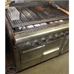 REFRIGERATED CHEF BASE W/ QUEST CHARBROILER