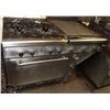 Image 1 : QUEST COMBO 24" GRIDDLE, 4 BUNER, 1 OVEN