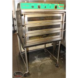 DOYON JET AIR ELECTRIC 3 DOOR PIZZA OVEN ON