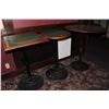 Image 1 : LOT OF 3 ASSORTED BAR HIGHT TABLES