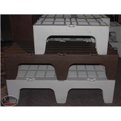 LOT OF 3 CAMBRO DUNNAGE RACKS