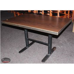 RECTANGULAR WOOD TABLE