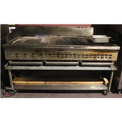 BAKERS PRIDE CHARBROILED ON EQUIPMENT STAND