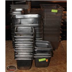 LARGE LOT OF STAINLESS  STEEL & PLASTIC INSERTS