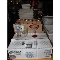 3 BOXES OF ASSORTED GLASSWARE