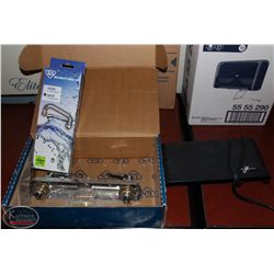 SINK FAUCET & NEXXTECH BLACK LIGHT MONEY DETECTOR