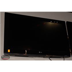 32" LG TV & MOUNT, NO REMOTES