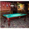 Image 2 : 4 X 8 DUFFERIN SLATE POOL TABLE W/ LEATHER POCKETS
