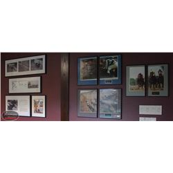 LOT OF 11 HORSE RACING MEMORABILIA PHOTOS &