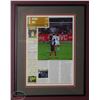 Image 7 : LOT OF 6 SOCCER MEMORABILIA & 2 FRAMED