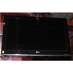 32" LG TV & MOUNT, NO REMOTES