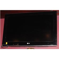 32" LG TV & MOUNT, NO REMOTES