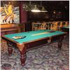 Image 2 : 4 X 8 DUFFERIN SLATE POOL TABLE W/ LEATHER POCKETS