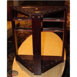 DUFFERIN POOL CUE RACK, HOLDS 9 CUES