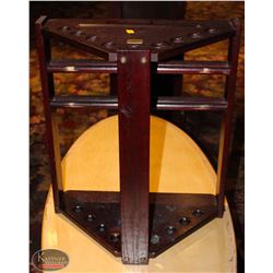 DUFFERIN POOL CUE RACK, HOLDS 9 CUES