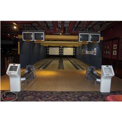 4 COMPLETE BRUNSWICK BOWLING LANES INCL. PINSETTER