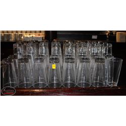 LARGE LOT OF BEER GLASSES