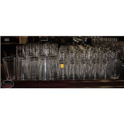 LARGE LOT OF BEER GLASSES