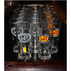 LOT OF 17 WILD ROSE BREWERY BEER