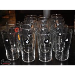 LOT OF 17 BIG ROCK BREWERY GLASSES