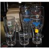 Image 1 : SMALL LOT OF ASSORTED BEER GLASSES