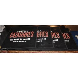 LOT OF 4 TEQUILA CAZADORES BAR SPILL MATS