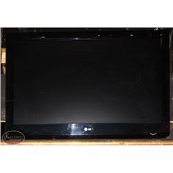 38" LG TV & MOUNT, NO REMOTES