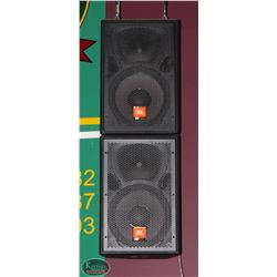 LOT OF 6 JBL MPRO SPEAKERS INCL. MARANTZ AV 9000 &