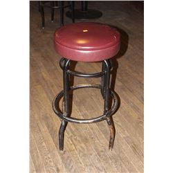 PADDED FABRIC RIM  BAR STOOL