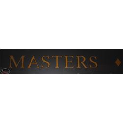 GOLD PAINTED WOODEN LETTERS "MASTERS"