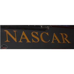 GOLD PAINTED WOODEN LETTERS "NASCAR"