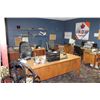 Image 1 : CONTENTS OF OFFICE INCL. 6 DESKS, ASSORTED OFFICE