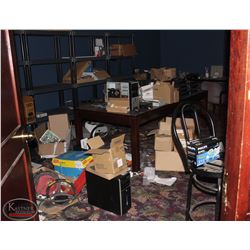 CONTENTS OF BOARDROOM INCL. WOOD TABLE, OFFICE