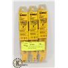 Image 1 : LOT OF 3 NEW PACKS OF 5 DEWALT DW 4806 SMOOTH WOOD