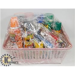 PLASTIC FLAT OF BUG SPRAYS