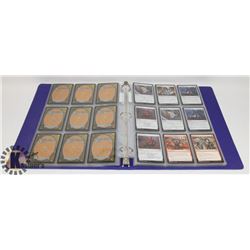 BINDER OF MAGIC THE GATHERING COLLECTOR CARDS