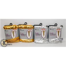 SET OF 4 NEW LEGGINGS 2 GOLD