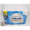 Image 1 : NEW COTTONELLE 12 PACK DOUBLE ROLL TOILET PAPER