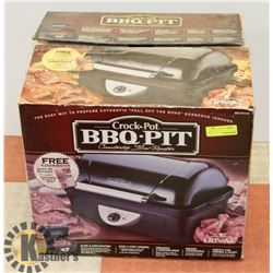 RIVAL CROCK POT BBQ PIT SLOW ROASTER