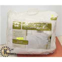 KING SIZE WHITE DOWN COMFORTER