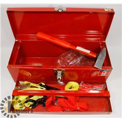 MASTERCRAFT METAL TOOL BOX WITH REMOVABLE