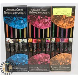 THREE BOXES OF ASSORTED INCENSE STICKS