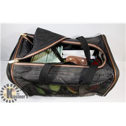 PET CARRIER WITH PEE PADS AND MORE