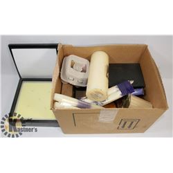 ESTATE BOX OF ASSORTED CANDLES