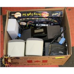 ESTATE BOX OF ELECTRONICS INCLUDING SONY CD PLAYER,