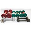 Image 1 : BUNDLE OF ASSORTED SIZE DUMBBELLS